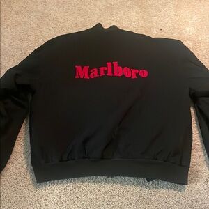 Marlboro Black Jacket with Red Logo vintage